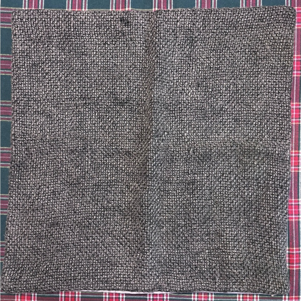 Pottery Barn Gray Textured Linen Pillow Cover - Picture 2 of 4